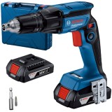 Bosch GTB 185-LI - Masina de insurubat cu 2 acumulatori Li-Ion 18 V 2 Ah 32 Nm motor fara perii valiza plastic accesorii