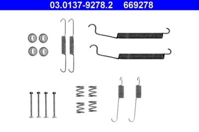 ATE 03.0137-9278.2 Set accesorii, sabot de frana foto