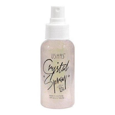 Spray iluminator de corp, Ushas, Crystal, 01, 80 ml foto