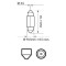 Set 2 Becuri 12V C5w Festoon Vision Blister Philips 140273 12844B2