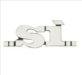 Emblema laterala scris &amp;quot;Si&amp;quot; moped Piaggio si - Si FL2 - Si Mix 2T AC 50cc foto