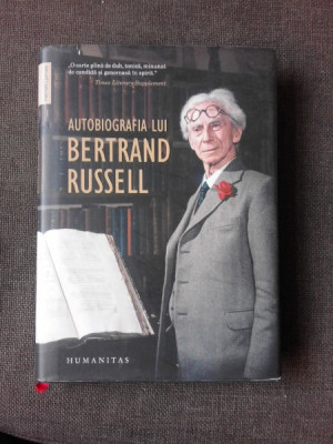 AUTOBIOGRAFIA LUI BERTRAND RUSSELL foto