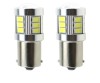 Set 2 leduri p21/5w (2 faze) lupa,canbus, lumina alba 6000k ,9v-30v