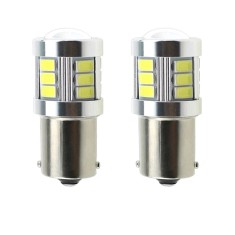 Set 2 leduri p21/5w (2 faze) lupa,canbus, lumina alba 6000k ,9v-30v