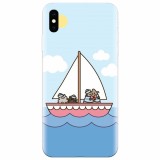 Husa silicon pentru Apple Iphone X, Happy Sailors