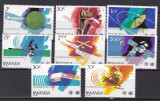 Rwanda 1981 telecomunicatii MI 1127-1134 MNH