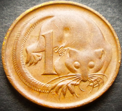 Moneda exotica 1 CENT - AUSTRALIA, anul 1975 *cod 3487 A foto