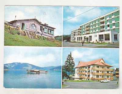 bnk cp Masivul Ceahlau - Vedere - circulata - marca fixa foto