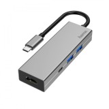 Docking Station Hama Multiport, 4 Ports, HDMI, USB Type-C