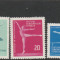 Germania DDR 1961-Sport,Gimnastica ,serie 3 valori,dant.,MNH,Mi.827-829