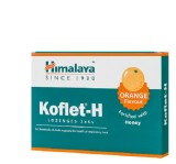KOFLET PASTILE PORTOCALE 12BUC, HIMALAYA HERBAL