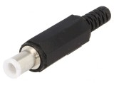 Mufă Alimentare DC Mamă 6.5x4.1x1mm cu Manșon pe Cablu 2A, Lumberg