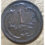 MNDSTR AUT3 Austroungharia 1 heller 1900
