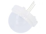 LED 20mm Roșu/Verde 120&deg; Convex 3 Terminale