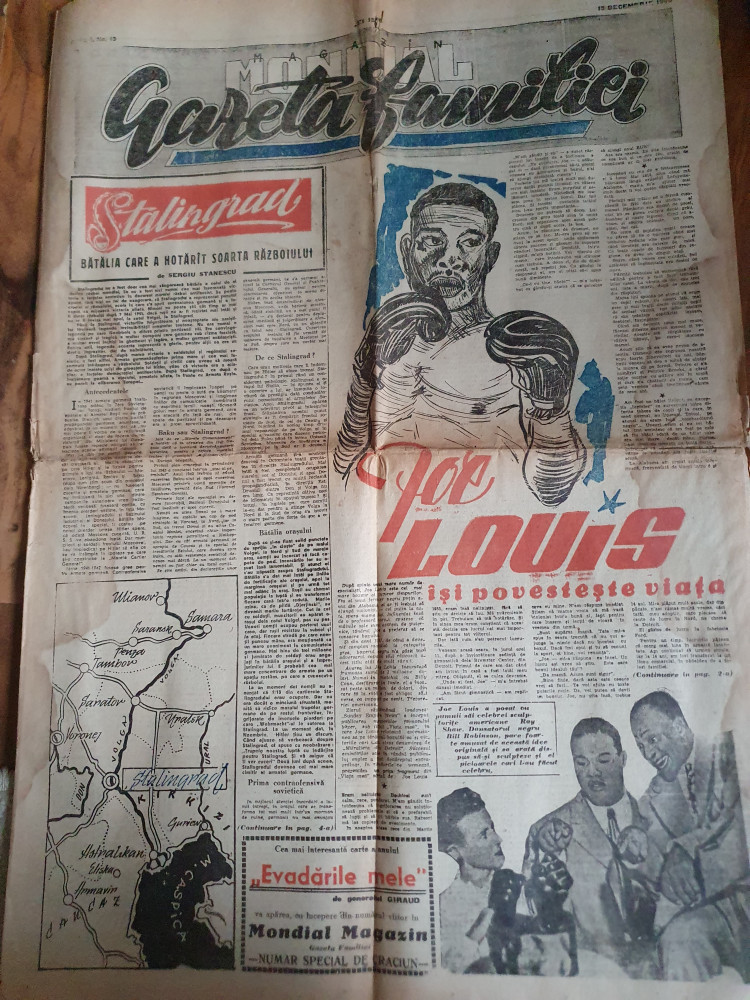 Gazeta familiei 15 decembrie 1946-batalia de la stalingrad,j. louis,orasul  roman | Okazii.ro