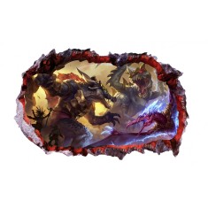 Sticker decorativ cu Dinozauri, 85 cm, 4286ST-1