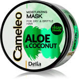 Delia Cosmetics Cameleo Aloe &amp; Coconut masca hidratanta pentru par uscat si fragil 200 ml