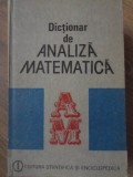Dictionar Analiza Matematica Romulus Cristescu, Editura Stiintifica 1989, 468 pagini, Hardcover
