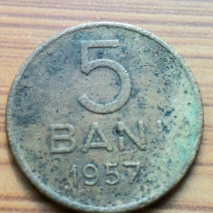 Moneda Romania 5 bani 1957