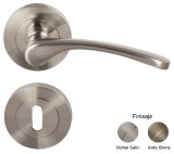 Set Manere Minerva cu Rozete pt Cheie Nichel Satin - 674855