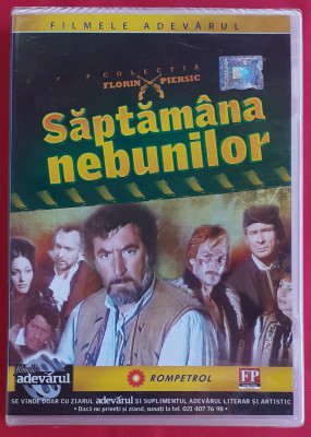 DVD - SAPTAMANA NEBUNILOR, COLECTIA FLORIN PIERSIC, FILMELE ADEVARUL, SIGILAT foto