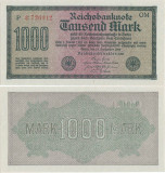 1922 (15 Septembrie), 1.000 Mark (P-76g.2.2) - Germania - stare UNC