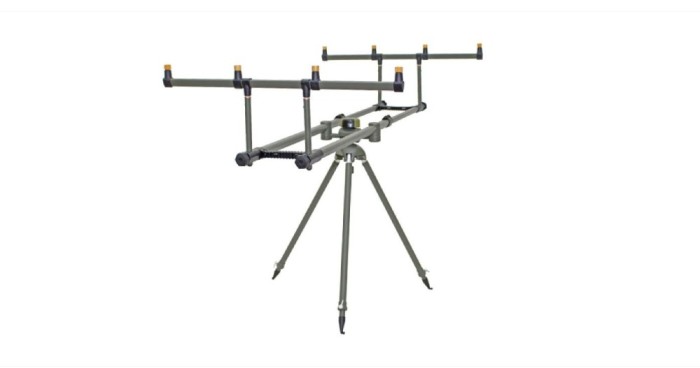 Rod-pod East Shark 4 posturi