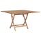 Set de masa pentru gradina Maro Lemn Teak Solid - 3