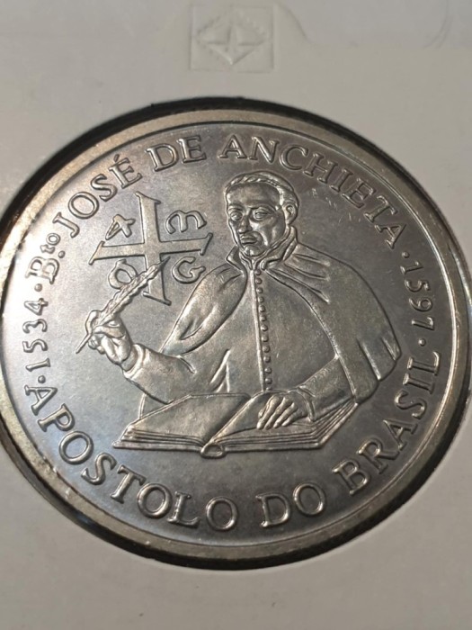 F2 Portugalia 200 escudos 1997/ Jos&eacute; de Anchieta /UNC