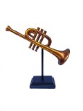 Cumpara ieftin Statueta, Instrument muzical, Trompeta, 20 cm, 1088XD