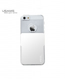 Cumpara ieftin Husa Usams Smart Series Apple Iphone 5, 5S, 5SE Alba