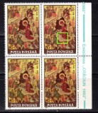 Cumpara ieftin RO 1993 LP 1331 &quot;Craciun &quot;, EROARE catalogata bloc 4 - pata verde/genunchi,MNH, Nestampilat