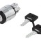 Comutator Rotativ cu Cheie 22mm 2 Poziții Negru ZB4BG02