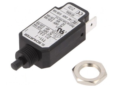 &amp;Icirc;ntrerupător de Supracurent 0.8A 240V/48V SPST MCB foto