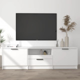 Comodă TV, alb, 140x35x40 cm, lemn prelucrat, vidaXL