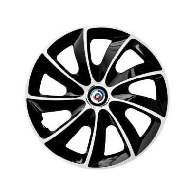 Set 4 Capace Roti 14 inch (R14) Compatibile Cu BMW Nou, model Stig Black &amp;amp; White foto