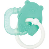 NATTOU Teether With Cooling Part jucărie pentru dentiție cu efect racoritor Green Bear 3 m+ 1 buc
