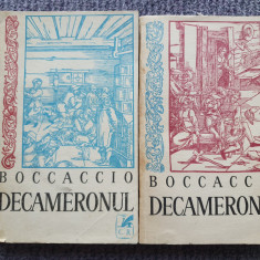 DECAMERONUL de BOCCACCIO , VOL I-II , 1970. 900 pag, stare fb