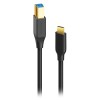 CABLU USB 3.0 TATA B - TATA C 1.0M SENTIVUS