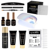 Cumpara ieftin Kit Polygel LUXORISE Style Nails cu Lampa #11