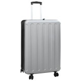 Valiză pliabilă carcasă tare 28&#039;&#039; Argintie 50x30x76 cm ABS