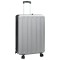 Valiză pliabilă carcasă tare 28&#039;&#039; Argintie 50x30x76 cm ABS