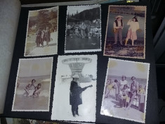 Album foto/fotografii vechi alb/negru si semicolor,album fotografii vechi,T.GRAT foto