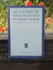 Francois Chaix, Le contrat de sous-traitance en droit suisse, Basel 1995, 065