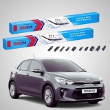 Cumpara ieftin Ștergătoare Kia Rio IV YB Hatchback 2017-prezent | Set Față Flat Premium &ndash; TeamCar&reg;