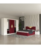 Dormitor Imperial Rosu 160x200cm