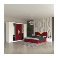 Dormitor Imperial Rosu 140x200cm