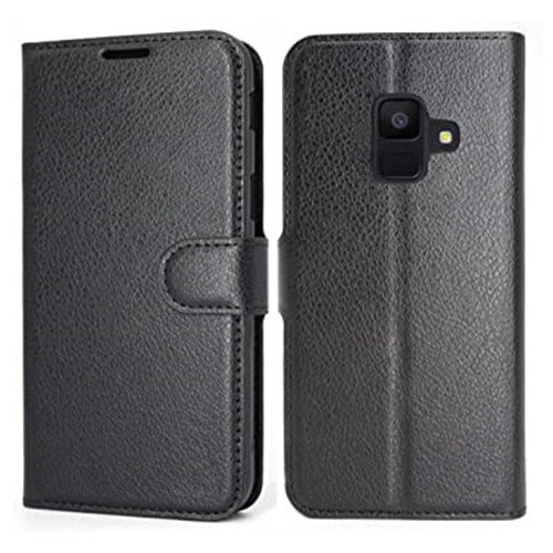 Husa Telefon Wallet Case Samsung Galaxy A6 2018 a600 Black BeHello