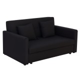 HOMCOM Canapea Extensibila 2 Locuri cu Spațiu de Depozitare Design 2 &icirc;n 1 pentru Salon Sufragerie Dormitor | Aosom Romania