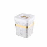 Cutie depozitare eleganta, Pufo White, 13 x 10 cm, alb